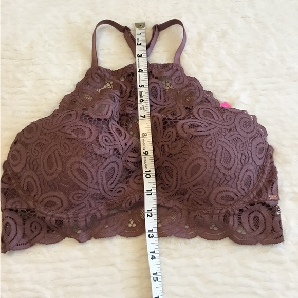 Pink Victoria’s Secret Pink Lace Padded Push Up Bralette NWT. Sz.L - Picture 6 of 8